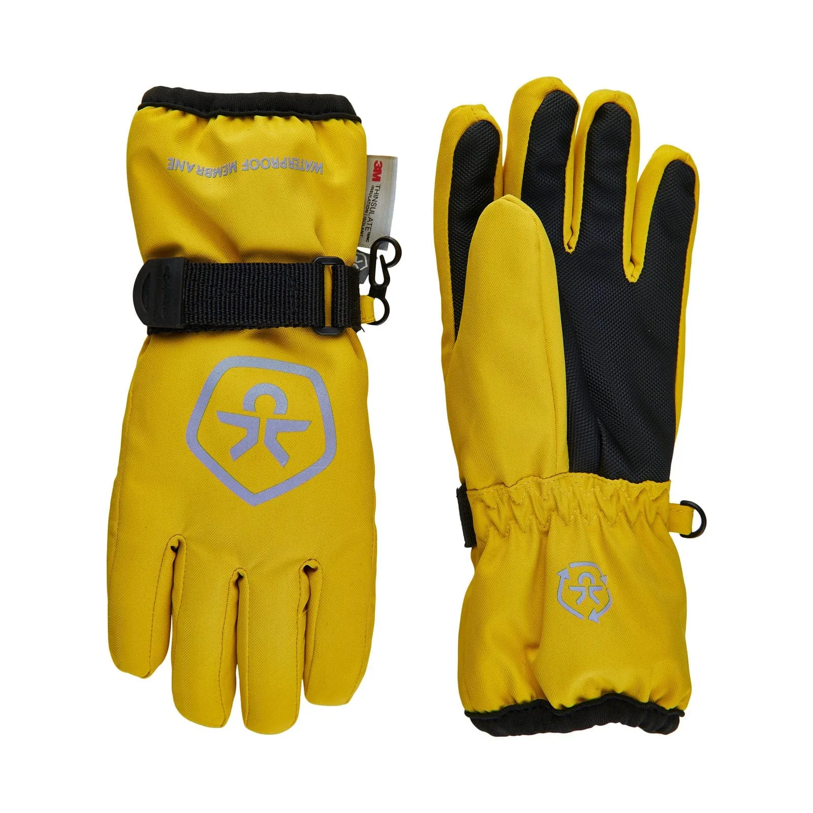 Waterproof Ski Gloves: Sulphur