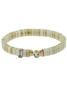 White Zebu Horn Bracelet