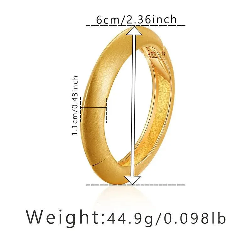XLB0498 Bracelet Charm Jewelry - Simple Alloy Bangle