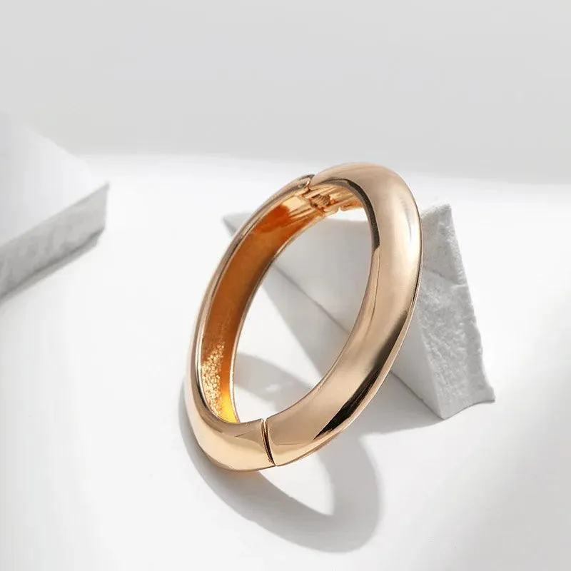 XLB0498 Bracelet Charm Jewelry - Simple Alloy Bangle